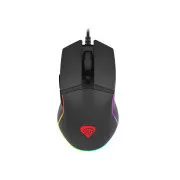 Genesis Gaming Optikai egér KRYPTON 220/RGB/6400 DPI/Hering/Optikai/6,000 DPI/Vezeték nélküli USB/Fekete