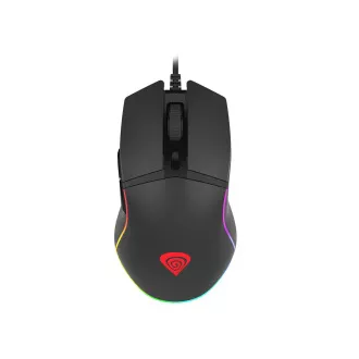 Genesis Gaming Optikai egér KRYPTON 220/RGB/6400 DPI/Hering/Optikai/6,000 DPI/Vezeték nélküli USB/Fekete