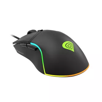 Genesis Gaming Optikai egér KRYPTON 220/RGB/6400 DPI/Hering/Optikai/6,000 DPI/Vezeték nélküli USB/Fekete