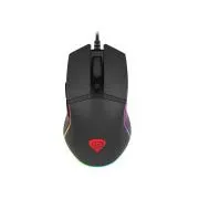 Genesis Gaming Optikai egér KRYPTON 220/RGB/6400 DPI/Hering/Optikai/6,000 DPI/Vezeték nélküli USB/Fekete
