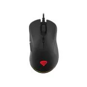 Genesis Gaming optikai egér KRYPTON 200/RGB/6400 DPI/Hering/Optikai/6,000 DPI/Vezeték nélküli USB/Fekete