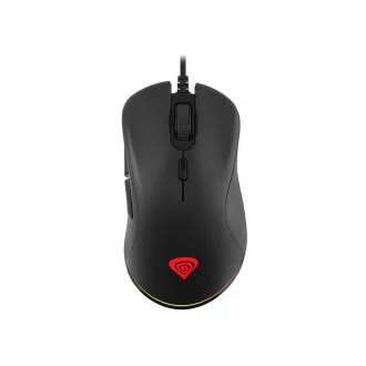 Genesis Gaming optikai egér KRYPTON 200/RGB/6400 DPI/Hering/Optikai/6,000 DPI/Vezeték nélküli USB/Fekete