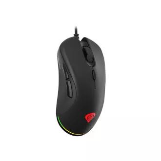 Genesis Gaming optikai egér KRYPTON 200/RGB/6400 DPI/Hering/Optikai/6,000 DPI/Vezeték nélküli USB/Fekete