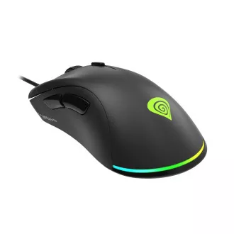 Genesis Gaming optikai egér KRYPTON 200/RGB/6400 DPI/Hering/Optikai/6,000 DPI/Vezeték nélküli USB/Fekete