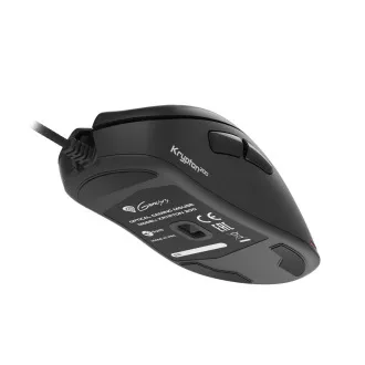 Genesis Gaming optikai egér KRYPTON 200/RGB/6400 DPI/Hering/Optikai/6,000 DPI/Vezeték nélküli USB/Fekete