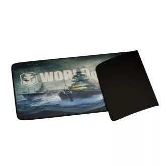 Játék egérpad Genesis CARBON 500 WORLD of WARSHIPS ARMADA, MAXI 90x45cm