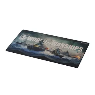 Játék egérpad Genesis CARBON 500 WORLD of WARSHIPS ARMADA, MAXI 90x45cm