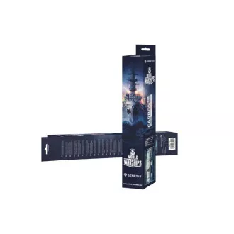 Játék egérpad Genesis CARBON 500 WORLD of WARSHIPS ARMADA, MAXI 90x45cm