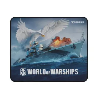 Gaming egérpad Genesis CARBON 500 WORLD of WARSHIPS, M 30x25cm