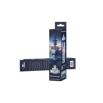 Gaming egérpad Genesis CARBON 500 WORLD of WARSHIPS, M 30x25cm