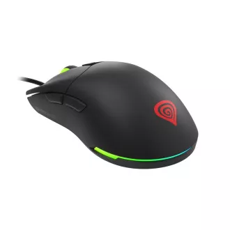 Genesis Gaming Optikai egér KRYPTON 750/RGB/8000 DPI/Hering/Optikai/8000 DPI/Vezeték nélküli USB/Fekete
