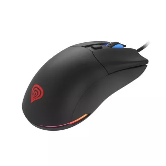 Genesis Gaming Optikai egér KRYPTON 750/RGB/8000 DPI/Hering/Optikai/8000 DPI/Vezeték nélküli USB/Fekete