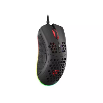 Genesis Gaming Optikai egér KRYPTON 555/RGB/8000 DPI/Német/Optikai/8000 DPI/Vezeték nélküli USB/Fekete