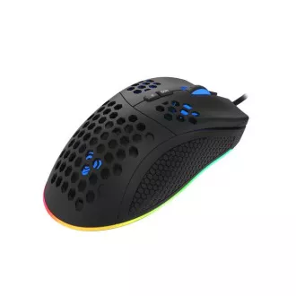 Genesis Gaming Optikai egér KRYPTON 555/RGB/8000 DPI/Német/Optikai/8000 DPI/Vezeték nélküli USB/Fekete