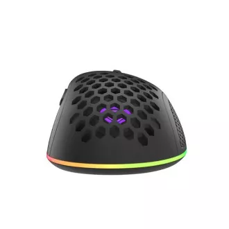 Genesis Gaming Optikai egér KRYPTON 555/RGB/8000 DPI/Német/Optikai/8000 DPI/Vezeték nélküli USB/Fekete
