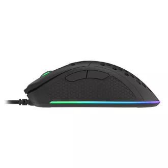 Genesis Gaming Optikai egér KRYPTON 555/RGB/8000 DPI/Német/Optikai/8000 DPI/Vezeték nélküli USB/Fekete