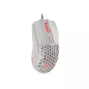 Genesis Gaming Optikai egér KRYPTON 750/RGB/8000 DPI/Hering/Optikai/8000 DPI/Vezeték nélküli USB/Fehér