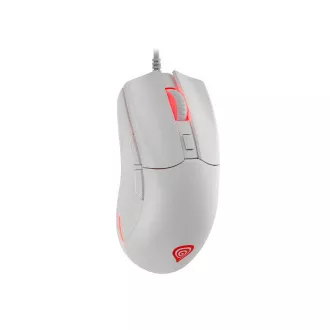 Genesis Gaming Optikai egér KRYPTON 750/RGB/8000 DPI/Hering/Optikai/8000 DPI/Vezeték nélküli USB/Fehér