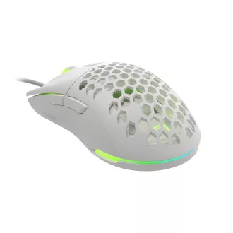 Genesis Gaming Optikai egér KRYPTON 750/RGB/8000 DPI/Hering/Optikai/8000 DPI/Vezeték nélküli USB/Fehér