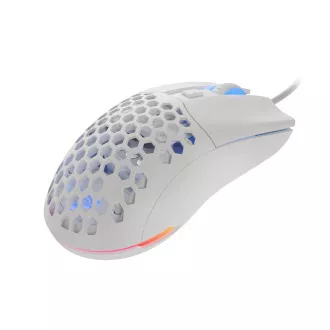 Genesis Gaming Optikai egér KRYPTON 750/RGB/8000 DPI/Hering/Optikai/8000 DPI/Vezeték nélküli USB/Fehér