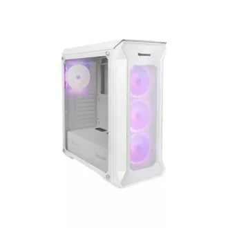 Számítógépes tok Genesis IRID 505 ARGB V2/Midi Tower/Transpar./Fehér