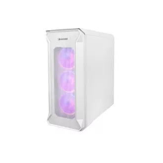 Számítógépes tok Genesis IRID 505 ARGB V2/Midi Tower/Transpar./Fehér