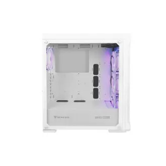 Számítógépes tok Genesis IRID 505 ARGB V2/Midi Tower/Transpar./Fehér