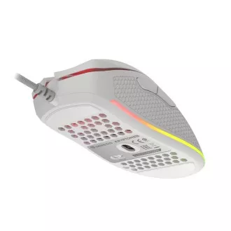 Genesis Gaming Optikai egér KRYPTON 555/Német/Optikus/8,000 DPI/Vezeték nélküli USB/Fehér Genesis Gaming Optikai egér KRYPTON 555/Német/Optikus/8,000 DPI/Vezeték nélküli USB/Fehér