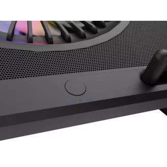 Genesis hűtőpárna NB Oxid 850, RGB 15.6"-17.3", 5xFan számára