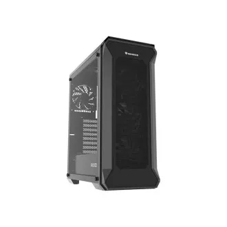 Genesis IRID 505F/Midi Tower/Transpar/Fekete számítógépház