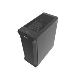 Genesis IRID 505F/Midi Tower/Transpar/Fekete számítógépház