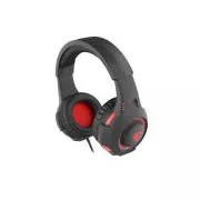 Genesis RADON 210/7.1/USB/Wire/Black-Red játék headset