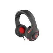 Genesis RADON 210/7.1/USB/Wire/Black-Red játék headset