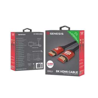 Genesis HDMI M/M V2.1 3M 8K kábel XBOX X/S-hez
