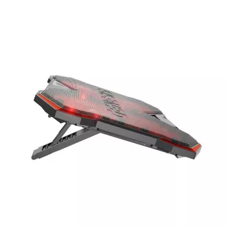 Hűtőbetét NB Genesis OXID 260, LED, 15,6-17,3" 4x ventilátor, 2xUSB