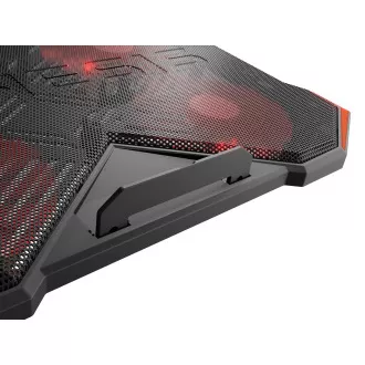 Hűtőbetét NB Genesis OXID 260, LED, 15,6-17,3" 4x ventilátor, 2xUSB