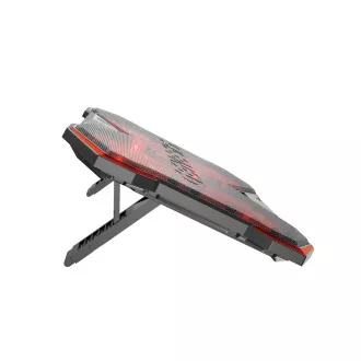 Hűtőbetét NB Genesis OXID 260, LED, 15,6-17,3" 4x ventilátor, 2xUSB