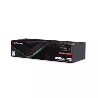 Játékos egérpad RGB háttérvilágítással Genesis BORON 500 XXL, 800x400mm