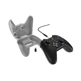 Genesis MANGAN 300 vezetékes gamepad, PC/Switch/Mobilhoz, fekete