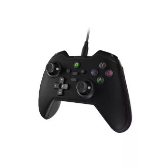 Genesis MANGAN 300 vezetékes gamepad, PC/Switch/Mobilhoz, fekete