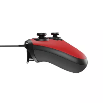 Vezetékes gamepad Genesis MANGAN 300, PC/Switch/Mobilhoz, piros