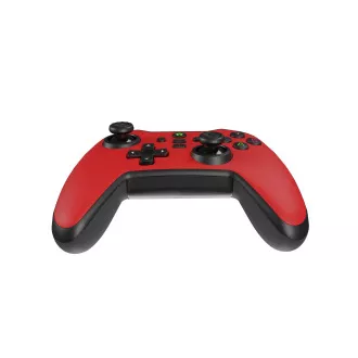 Vezetékes gamepad Genesis MANGAN 300, PC/Switch/Mobilhoz, piros