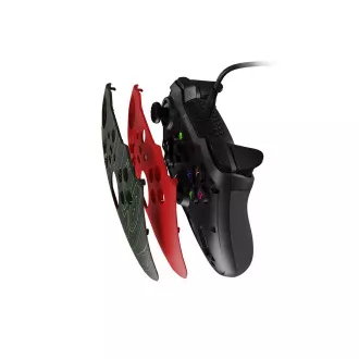 Vezetékes gamepad Genesis MANGAN 300, PC/Switch/Mobilhoz, piros