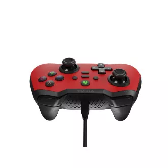 Vezetékes gamepad Genesis MANGAN 300, PC/Switch/Mobilhoz, piros
