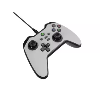 Genesis MANGAN 300 vezetékes gamepad, PC/Switch/Mobilhoz, fehér színű