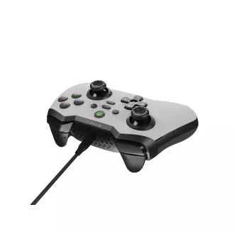 Genesis MANGAN 300 vezetékes gamepad, PC/Switch/Mobilhoz, fehér színű