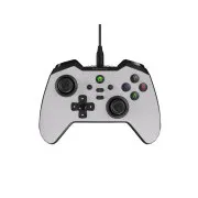 Genesis MANGAN 300 vezetékes gamepad, PC/Switch/Mobilhoz, fehér színű
