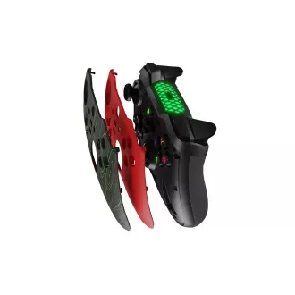 Vezeték nélküli Genesis MANGAN 400 gamepad PC/Switch/Mobilhoz, piros színű