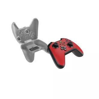 Vezeték nélküli Genesis MANGAN 400 gamepad PC/Switch/Mobilhoz, piros színű