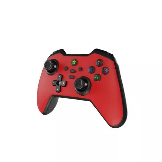 Vezeték nélküli Genesis MANGAN 400 gamepad PC/Switch/Mobilhoz, piros színű